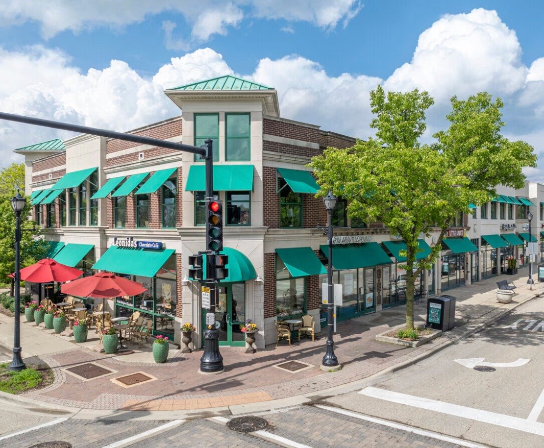 Downtown Northbrook street view